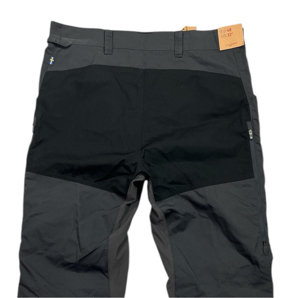 NWT FJALLRAVEN Vidda Pro Ventilated Trouser Men’s 32 x 32 in Dark Grey / Black - Picture 10 of 10